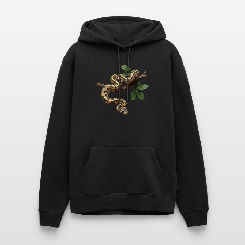 Roi Python Serpents Amoureux Terrarium Python Sweat à capuche Premium bio Homme