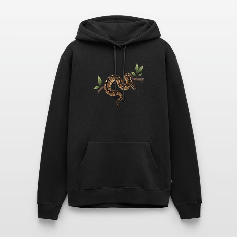 Roi Python Serpents Amoureux Terrarium Python Sweat à capuche Premium bio Homme