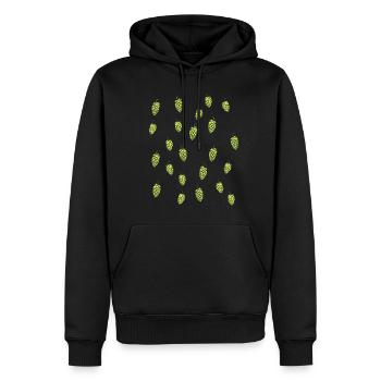 Hopfen Biertrinker Herrenbrauen IPA Hopfen - Männer Premium Bio Hoodie - Schwarz - Vorne - Nico (187cm)