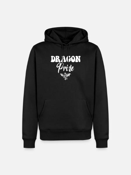 Dragons-Sportteam der Dragon Pride High School - Ekologisk premiumluvtröja herr - svart