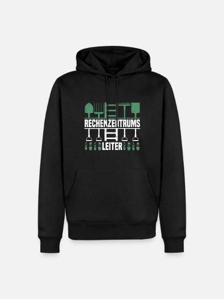Rechenzentrumsleiter Rechen & Leiter Garten - Männer Premium Bio Hoodie - Schwarz