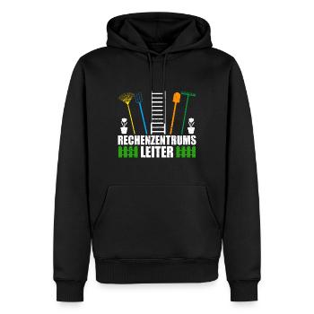 Rechenzentrumsleiter Rechen & Leiter Garten - Männer Premium Bio Hoodie - Schwarz - Vorne - Nico (187cm)