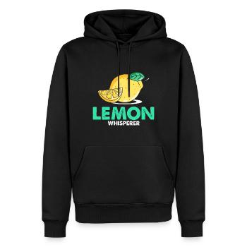 Lemonade Lemon Lemonade Lemonade Lemonade Stand Design - Men’s Premium Organic Hoodie - black - Front - Nico (187cm)
