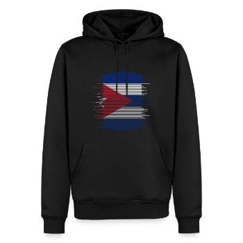 Kuba Flagge Karibik Urlaub Cuba Reise Havanna - Männer Premium Bio Hoodie - Schwarz - Vorne - Nico (187cm)