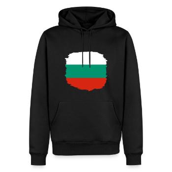 Bulgarien Flagge Bulgarische Fahne Goldstrand - Männer Premium Bio Hoodie - Schwarz - Vorne - Nico (187cm)