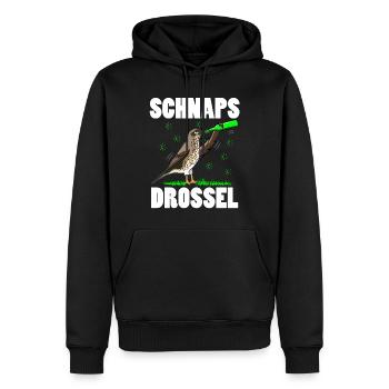 Lustige Vogelsprüche Vogelliebhaber Vogel Bier - Männer Premium Bio Hoodie - Schwarz - Vorne - Nico (187cm)