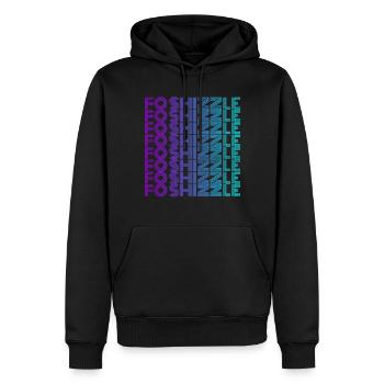 Fo shizzle lustiger sarkastischer Gangster Rap für - Männer Premium Bio Hoodie - Schwarz - Vorne - Nico (187cm)