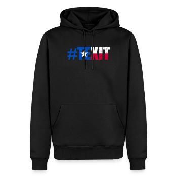 #Texit Texas Ausfahrt Texit State of Texas Seced - Männer Premium Bio Hoodie - Schwarz - Vorne - Nico (187cm)