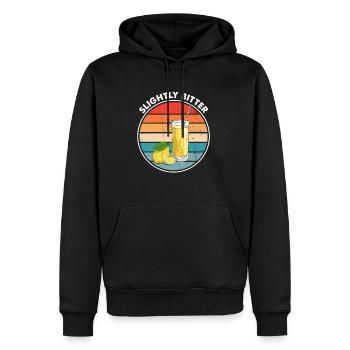 Zitronen Design Limonaden Stand Boss Lemon Verkauf - Männer Premium Bio Hoodie - Schwarz - Vorne - Nico (187cm)