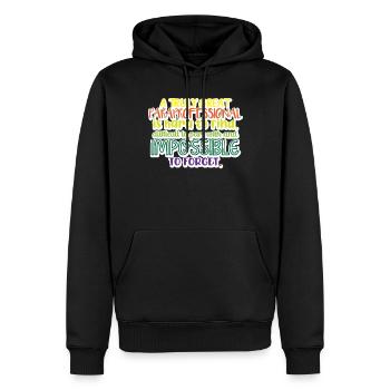 Wirklich gro�artiges paraprofessionales Geschenk P - Männer Premium Bio Hoodie - Schwarz - Vorne - Nico (187cm)