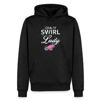 Conception de fabrication de savon pour les conceptions de fabricants de savon - Sweat à capuche Premium bio Homme - noir - Devant - Nico (187cm)