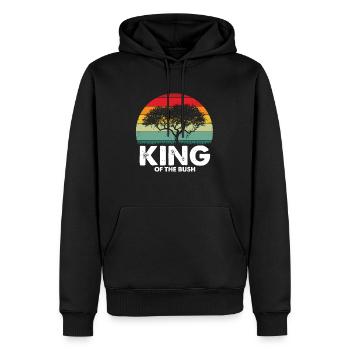 Afrikanische Familienreise Design für Afrika - Männer Premium Bio Hoodie - Schwarz - Vorne - Nico (187cm)