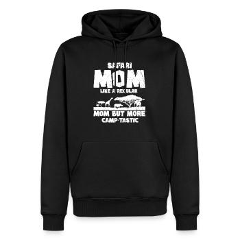 Afrikanische Familienreise Design für Afrika - Männer Premium Bio Hoodie - Schwarz - Vorne - Nico (187cm)