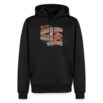 Kfz Mechatroniker Dad Papa Auto Schrauber - Männer Premium Bio Hoodie - Schwarz - Vorne - Nico (187cm)