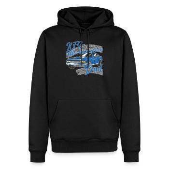 Kfz Mechatroniker Dad Papa Auto Schrauber - Männer Premium Bio Hoodie - Schwarz - Vorne - Nico (187cm)