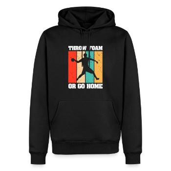 Dodgeball for Dodgeball Player and Gaga Ball - Men’s Premium Organic Hoodie - black - Front - Nico (187cm)