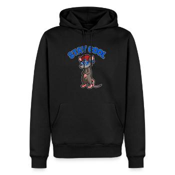 Conception d’opossum pour les amateurs d’opossum et d’opossum - Sweat à capuche Premium bio Homme - noir - Devant - Nico (187cm)