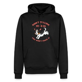 Sports nautiques pour chiens et sports nautiques pour chiens - Sweat à capuche Premium bio Homme - noir - Devant - Nico (187cm)