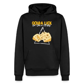 Charcuterie design for cheesemakers - Men’s Premium Organic Hoodie - black - Front - Nico (187cm)