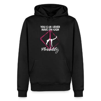 Aerial Silk Circus für Aerial Silk Performer - Männer Premium Bio Hoodie - Schwarz - Vorne - Nico (187cm)