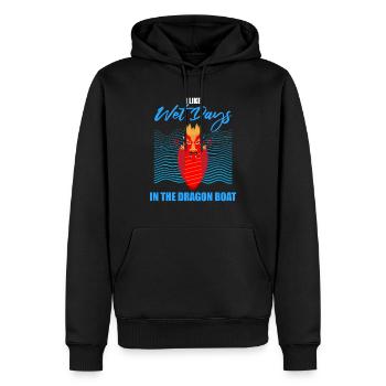 Chinesisches Bootsrennen für Drachenboot-Trainer - Männer Premium Bio Hoodie - Schwarz - Vorne - Nico (187cm)
