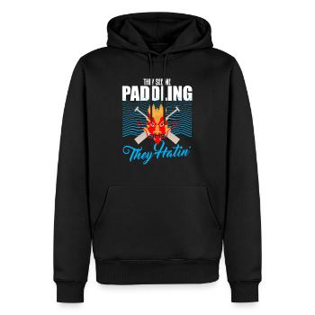 Drachenbootrennen Festival für Drachenboot - Männer Premium Bio Hoodie - Schwarz - Vorne - Nico (187cm)