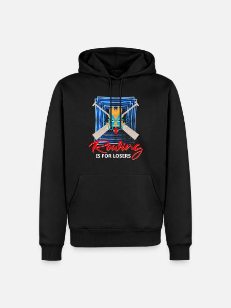 Chinesisches Bootsrennen für Drachenboot-Trainer - Männer Premium Bio Hoodie - Schwarz