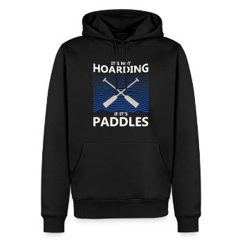 Drachenbootrennen-Design für Drachenbootfahren - Männer Premium Bio Hoodie - Schwarz - Vorne - Nico (187cm)