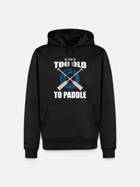 Drachenbootrennen-Design für Drachenbootfahren - Männer Premium Bio Hoodie - Schwarz