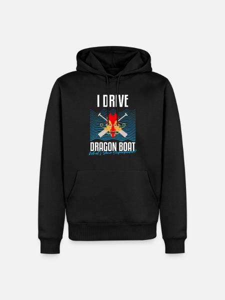 Chinesisches Bootsrennen für Drachenboot-Trainer - Männer Premium Bio Hoodie - Schwarz