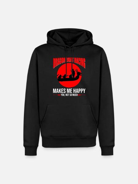 Drachenbootrennen-Design für Drachenbootfahren - Männer Premium Bio Hoodie - Schwarz