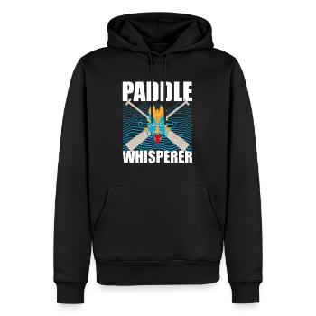 Drachenboot Trainer für chinesische Bootsrennen - Männer Premium Bio Hoodie - Schwarz - Vorne - Nico (187cm)