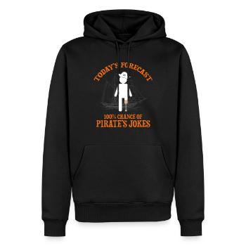 Beinprothesendesign und Beinprothesen - Männer Premium Bio Hoodie - Schwarz - Vorne - Nico (187cm)