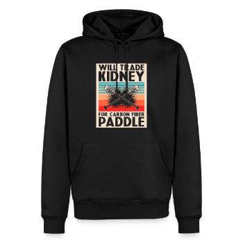 Course de bateaux chinois pour les entraîneurs de bateaux-dragons - Sweat à capuche Premium bio Homme - noir - Devant - Nico (187cm)