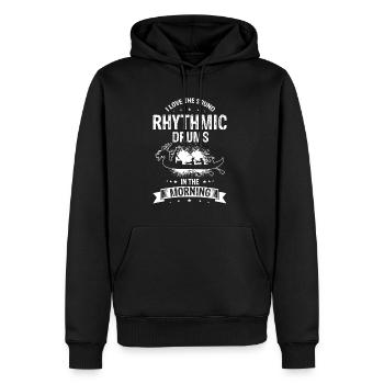 Dragon Boat and Dragon Boat Crew - Men’s Premium Organic Hoodie - black - Front - Nico (187cm)