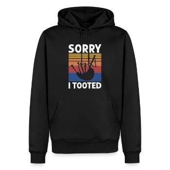 Bagpipes for pipers and Scots - Men’s Premium Organic Hoodie - black - Front - Nico (187cm)