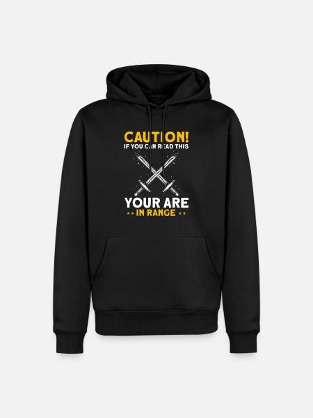 Rollenspiel Zitat für Larper und Larp - Herre Premium økologisk hoodie - sort