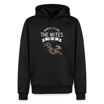 Fagottrohr für Fagottist und Fagottorchester - Männer Premium Bio Hoodie - Schwarz - Vorne - Nico (187cm)