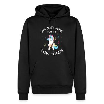 Orchester und Holzblasinstrument - Männer Premium Bio Hoodie - Schwarz - Vorne - Nico (187cm)