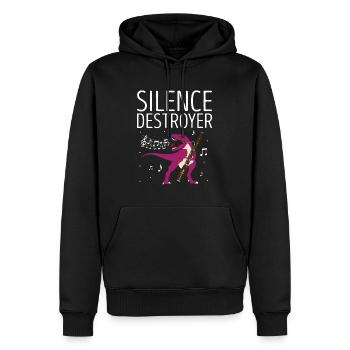 Orchester und Holzblasinstrument - Männer Premium Bio Hoodie - Schwarz - Vorne - Nico (187cm)