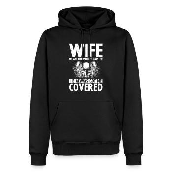 Autolackierer für Autolackierer für Autodetailer - Männer Premium Bio Hoodie - Schwarz - Vorne - Nico (187cm)