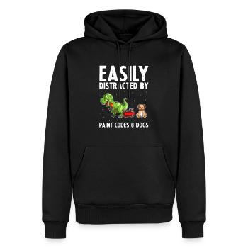 Autolackierer für Autolackierer für Autodetailer - Männer Premium Bio Hoodie - Schwarz - Vorne - Nico (187cm)