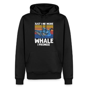 Ozean Meer Wal Zitat für Wal Meeressäugetiere - Männer Premium Bio Hoodie - Schwarz - Vorne - Nico (187cm)
