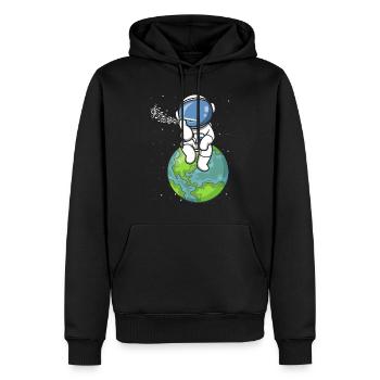 Harmonikaspieler für Munharmonika Spieler - Männer Premium Bio Hoodie - Schwarz - Vorne - Nico (187cm)
