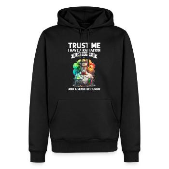 Nuklearingenieur für Kernkraftwerk und Kernenergie - Männer Premium Bio Hoodie - Schwarz - Vorne - Nico (187cm)
