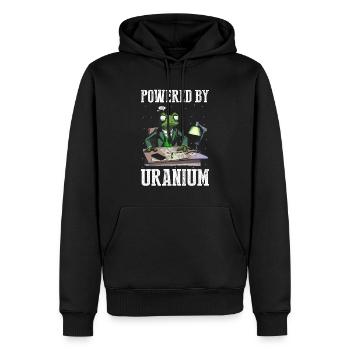 Erneuerbare Nukleare Spruch für Nukleartechnik - Männer Premium Bio Hoodie - Schwarz - Vorne - Nico (187cm)