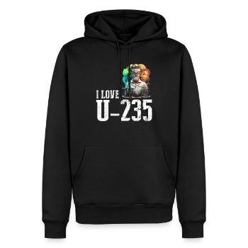 Nuklearingenieur für Kernkraftwerk und Kernenergie - Männer Premium Bio Hoodie - Schwarz - Vorne - Nico (187cm)