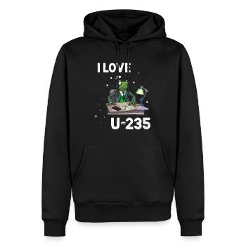 Kernenergie Spruch für Kernenergie - Männer Premium Bio Hoodie - Schwarz - Vorne - Nico (187cm)
