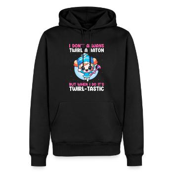 Stabdänzerin Design für Majorette - Männer Premium Bio Hoodie - Schwarz - Vorne - Nico (187cm)