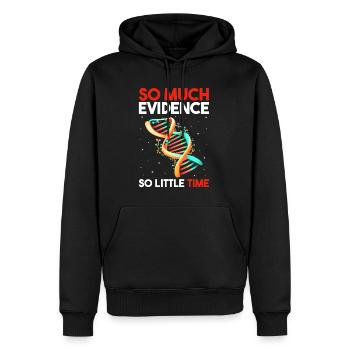 Gerichtsmediziner und Forensischer Analyst - Männer Premium Bio Hoodie - Schwarz - Vorne - Nico (187cm)